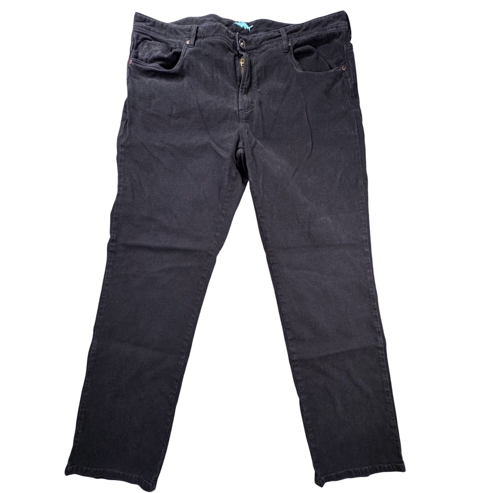 Tommy Bahama Mens Chino Pants Black Straight Leg size 42
